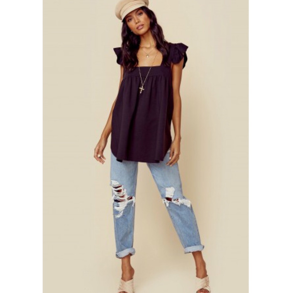 Sage X Jeune Open Back Mini Dress Planet Blue